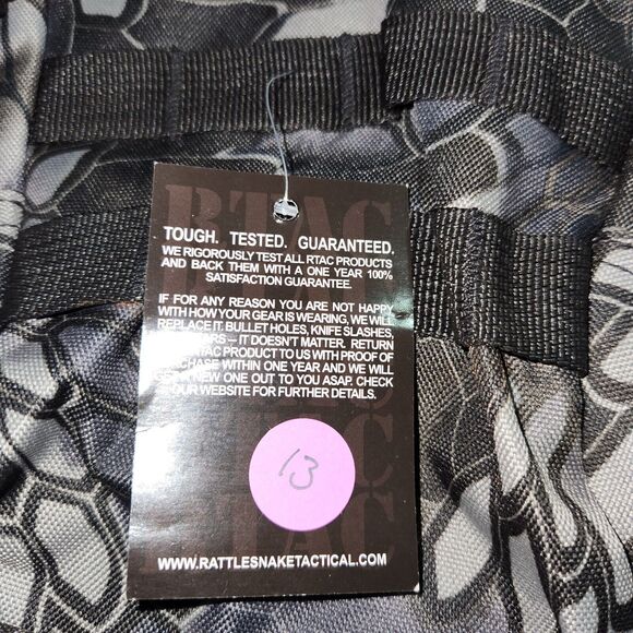 Rattlesnake Tactical Adjustable Shoulder Sling Pack, Python Molle - Picture 7 of 7